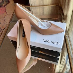 Nude Nine West Heels